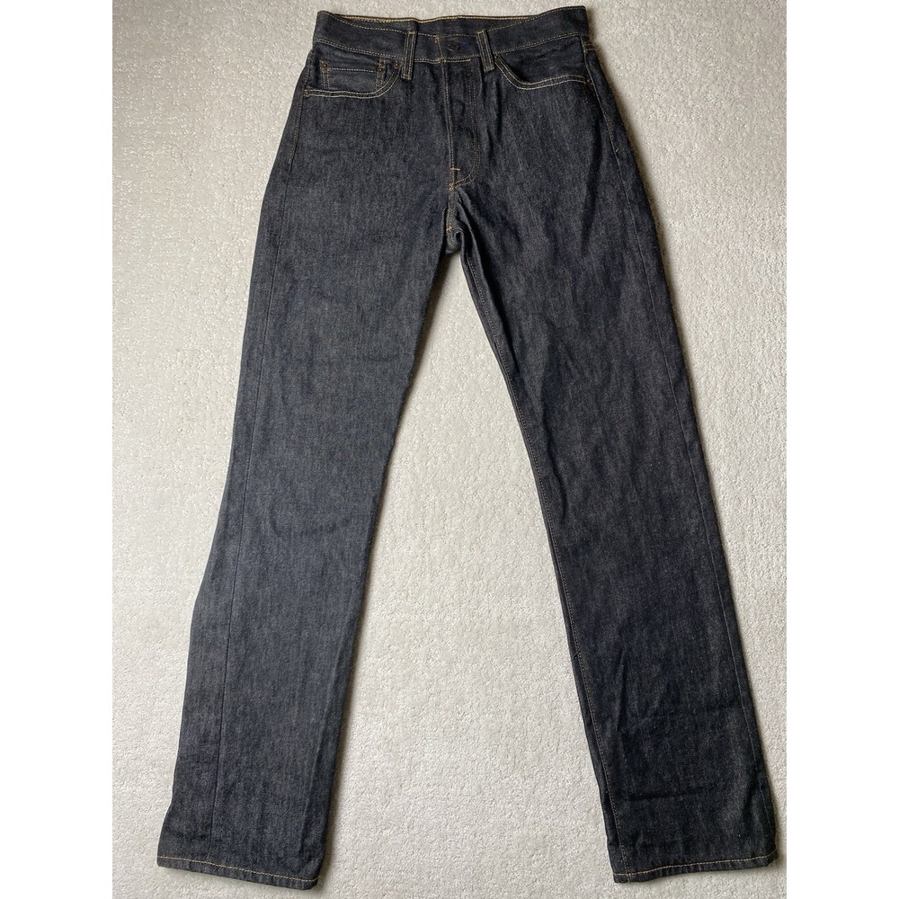 Levi's 501 Original Fit‎ Button Fly Jeans Men's 29x34 Measured 28x32.5 Black